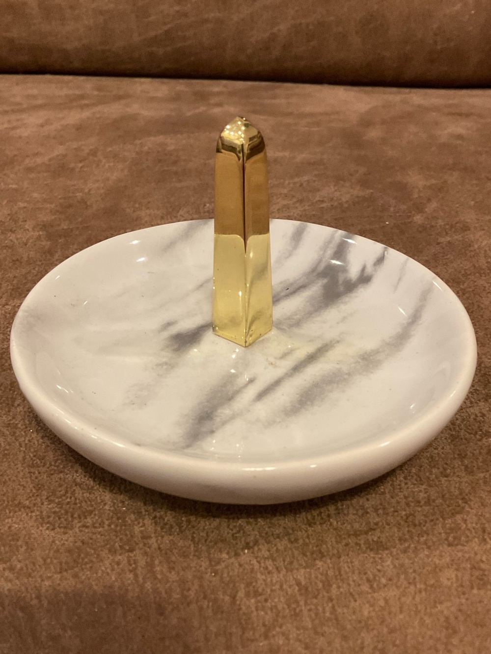 Nate Berkus Marble and Gold Ring Dish